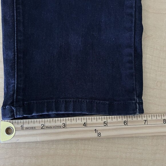 YMI Hyperdenim Women Navy Denim Jeans Sz 3X (40x30) Mid Rise Skinny Stretch NEW - Picture 10 of 10